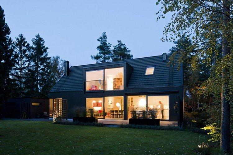 Дом в скандинавском стиле с мансардой - проекты и фото