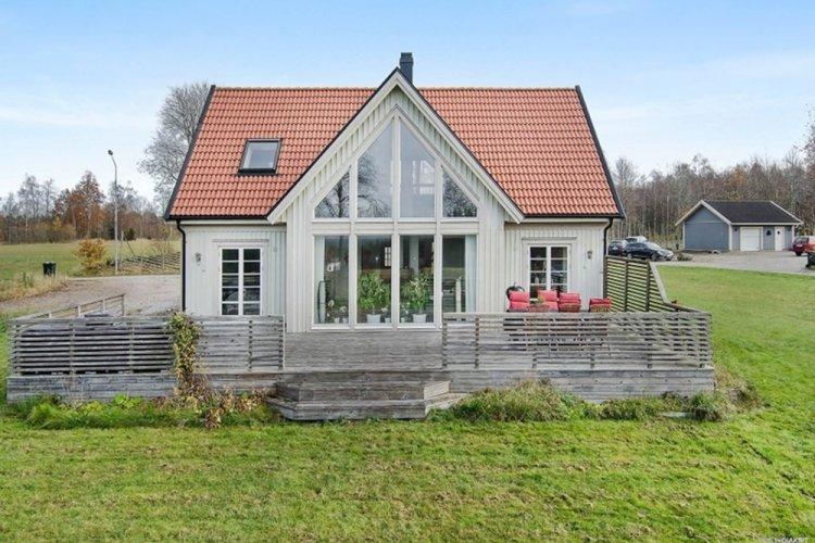 Дом в скандинавском стиле с мансардой - проекты и фото