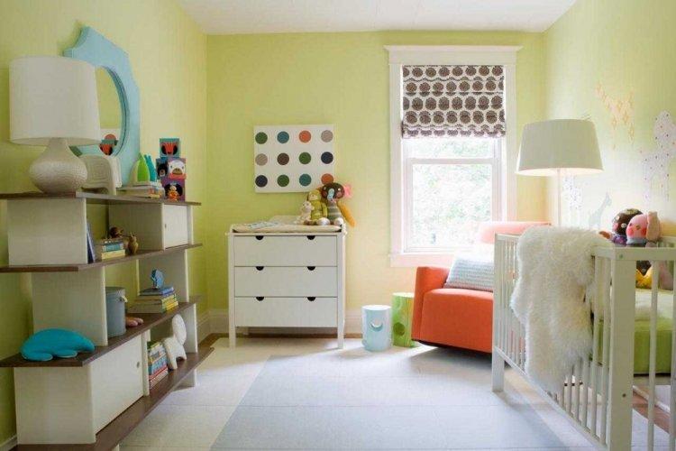 Фисташковый цвет в детской комнате - дизайн фото