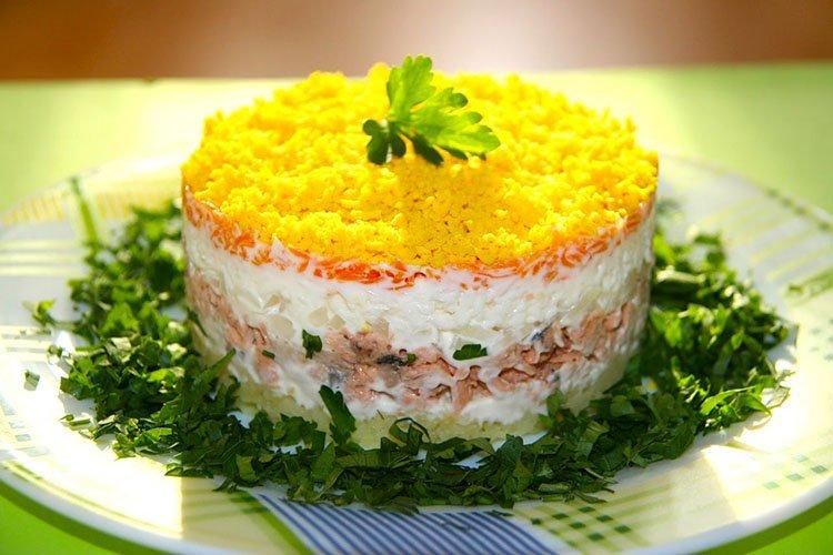 27 рецептов салат с рисом