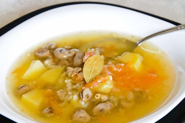 Суп из куриных сердечек рецепт с фото очень вкусный