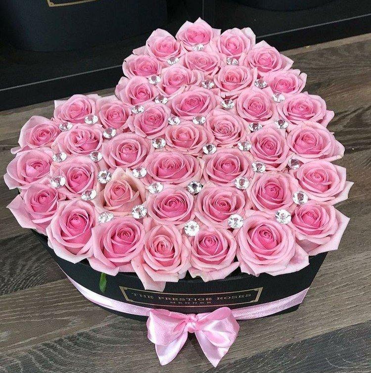 Красивые букеты роз