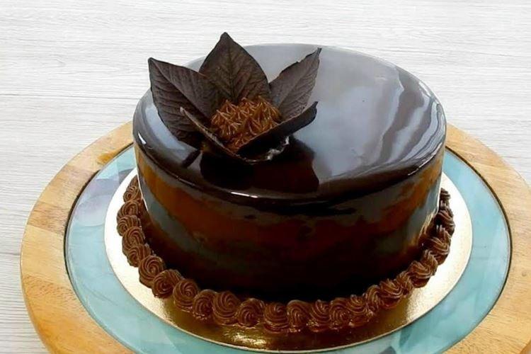 Медово-шоколадная глазурь для торта