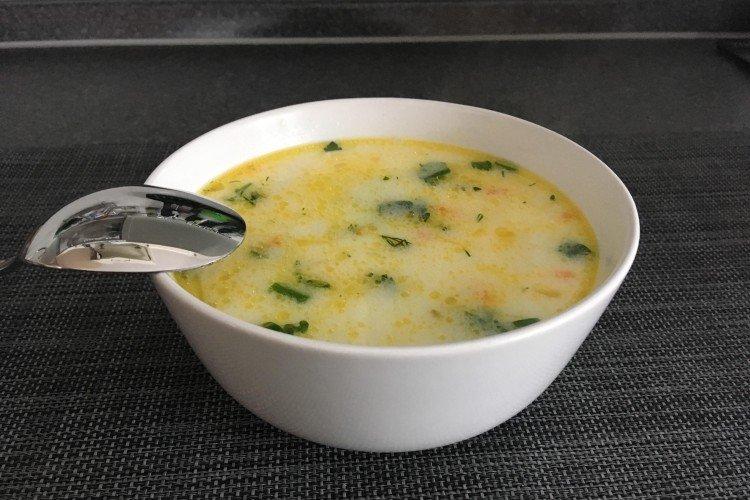 Луковый суп с сыром
