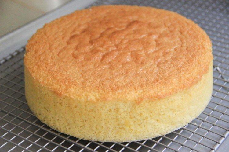 Бисквит для торта пышный и простой в домашних условиях в духовке рецепт с фото пошагово
