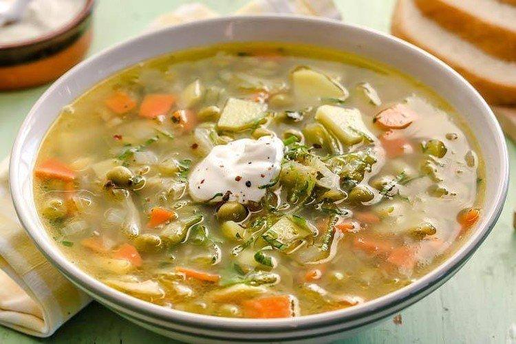 Суп из маша с овощами