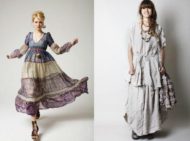 Модные платья в стиле бохо - фото и идеи