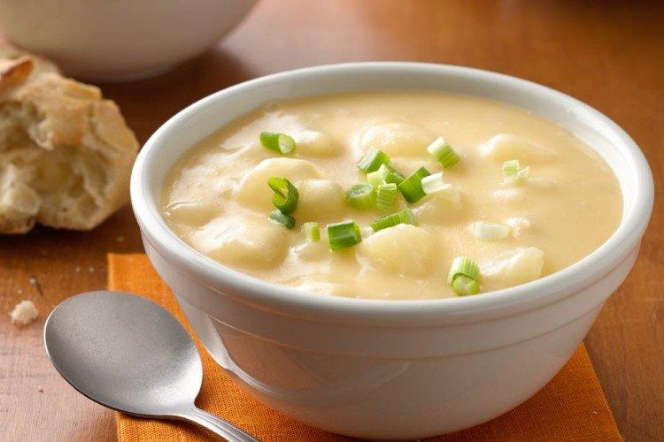 Молочный суп с картошкой