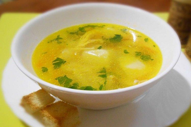 Вегетарианский суп с вермишелью