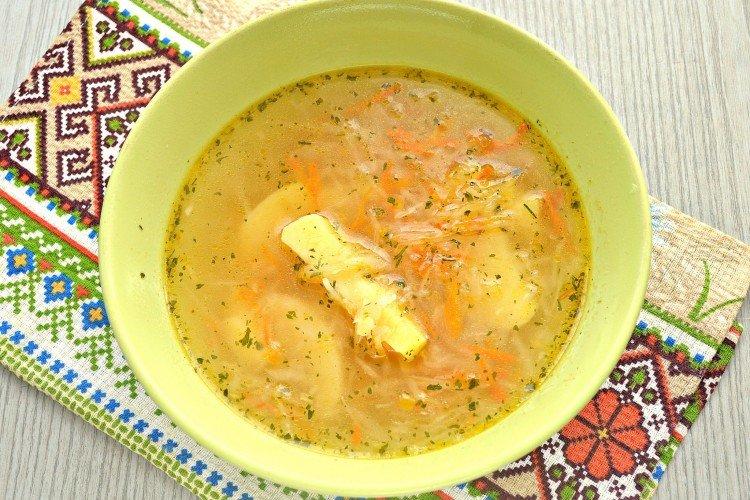 Картофельный суп с капустой