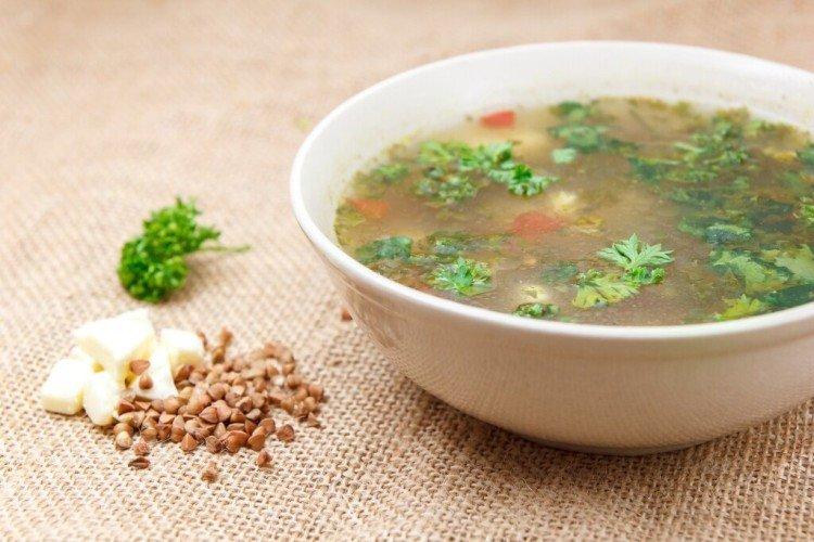 Гречневый суп с овощами