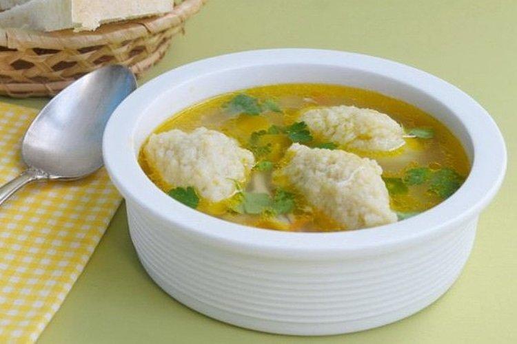 Куриный суп с клецками пошаговый рецепт с фото