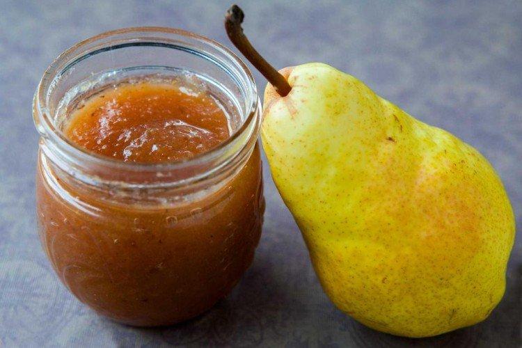 Варенье из груши и персиков без сахара