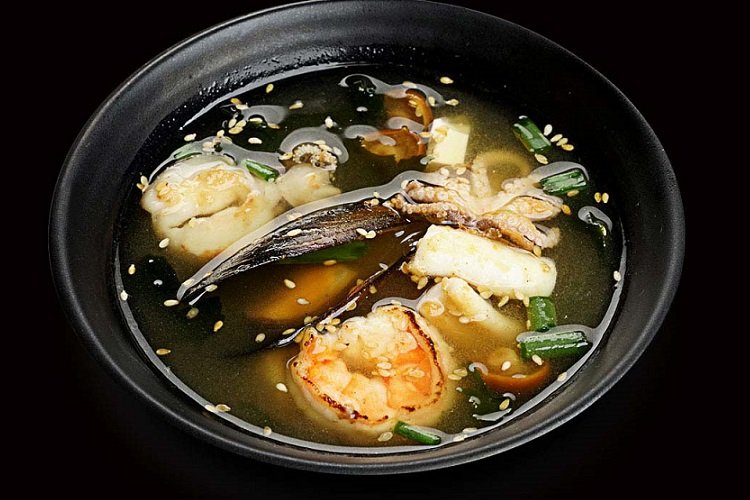 Мисо суп с морепродуктами