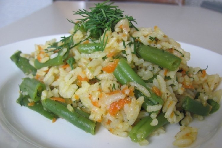 Рисовая каша с овощами