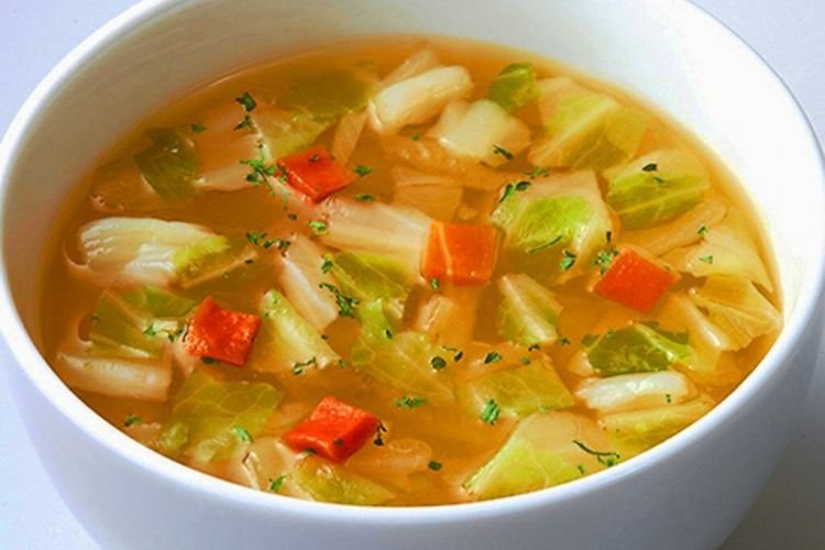 Диетический овощной суп