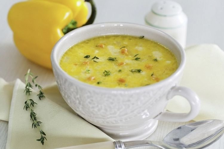Кукурузно-сырный суп