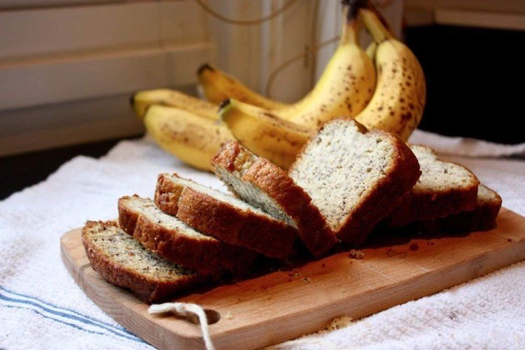 Банановый хлеб на кефире