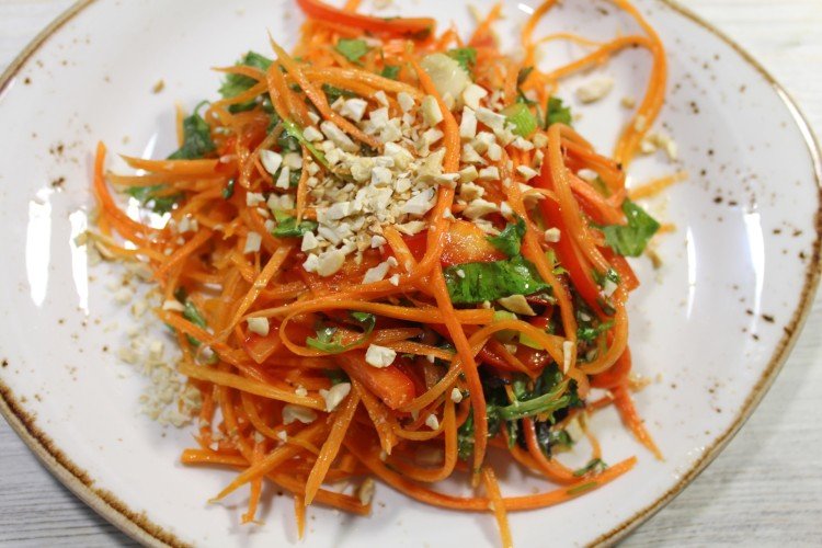 Салат Чука с корейской морковью