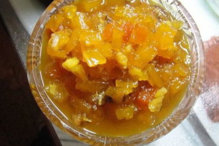 Варенье из тыквы с апельсином и грецкими орехами