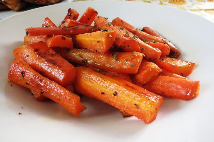 Гарнир из пряной моркови