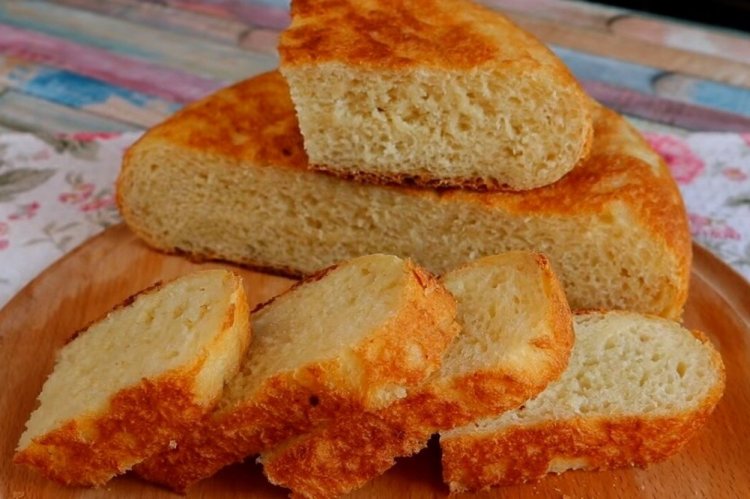 Домашний хлеб на сковороде