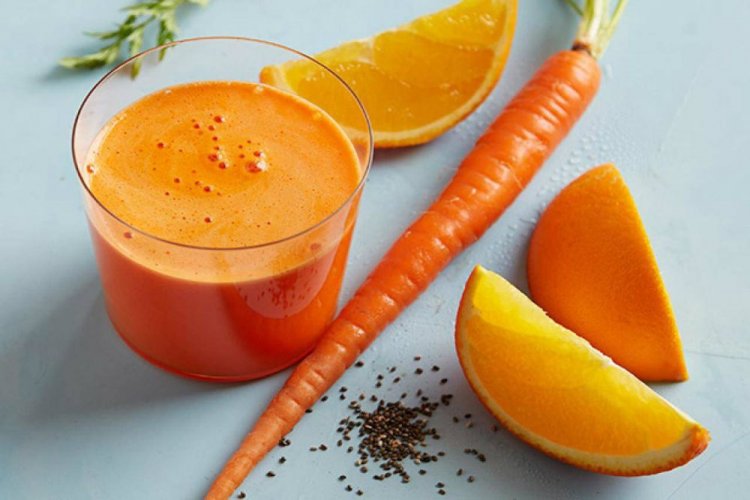 Морковно-апельсиновый смузи с куркумой