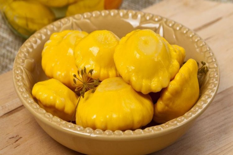 Маринованные патиссоны с лимонным соком