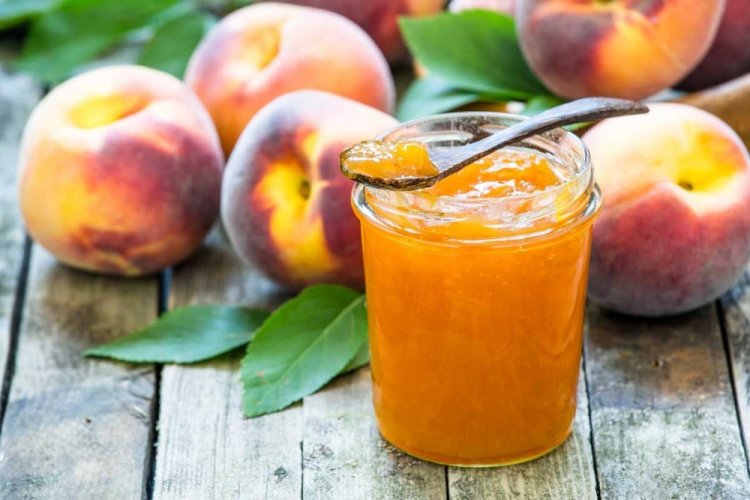 Варенье-пятиминутка из абрикосов и персиков