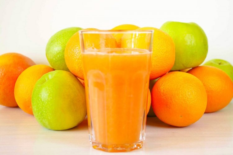 Яблочный сок с апельсинами на зиму