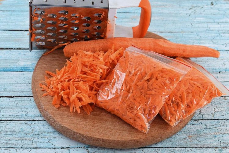 Замороженная морковь на зиму