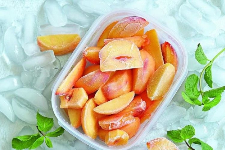 Замороженные персики на зиму