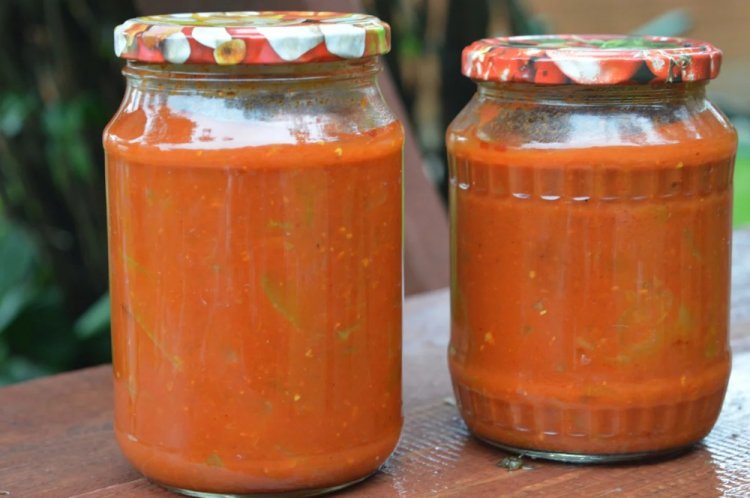 Кабачки в морковно-томатном соусе на зиму