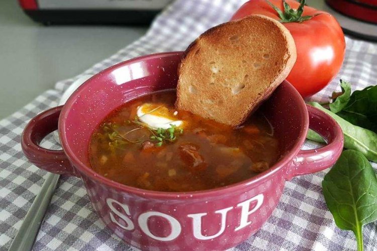 Суп с тушенкой и рисом