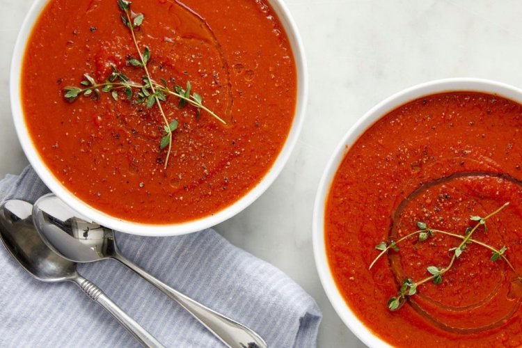 Суп-пюре с томатным соком