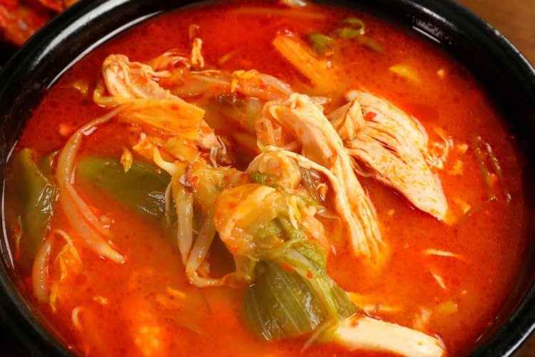 Корейский куриный суп