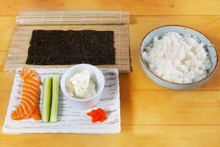 Рис для суши и роллов с нори