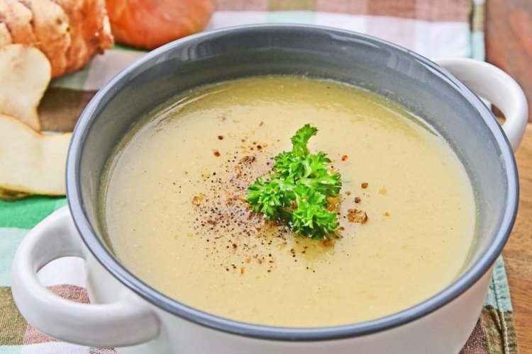 Крем-суп из картошки и топинамбура