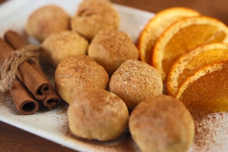 Апельсиновое печенье с корицей