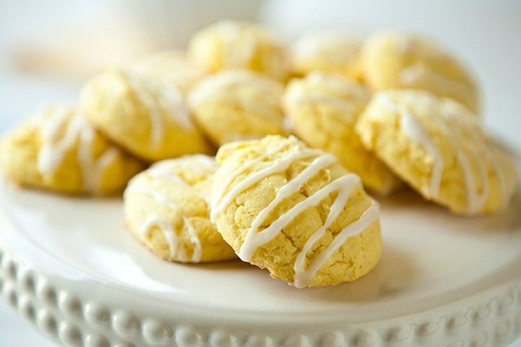 Творожное печенье с лимоном