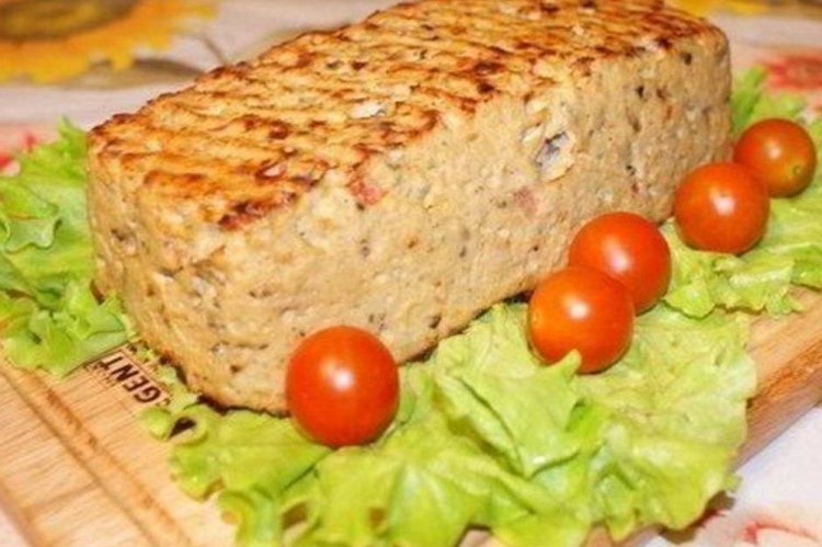 ПП мясной хлеб с кабачком