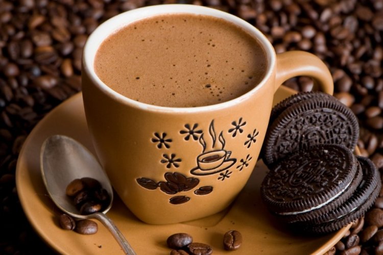 Кофе с какао в турке