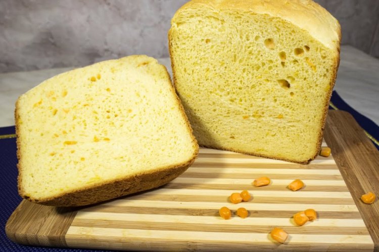 Кукурузный хлеб на сметане