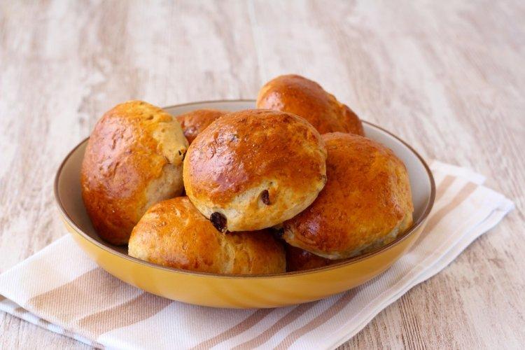 Сладкие творожные булочки