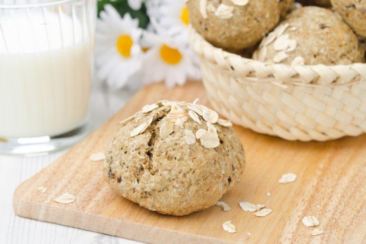 Сладкие овсяные булочки