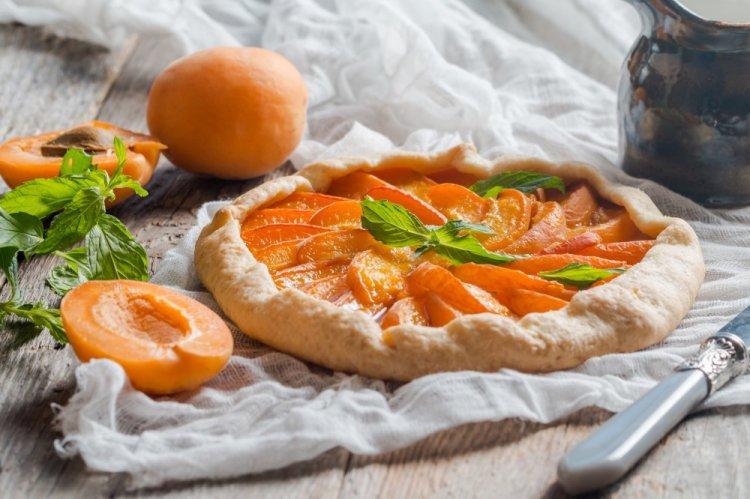 Творожная галета с абрикосами