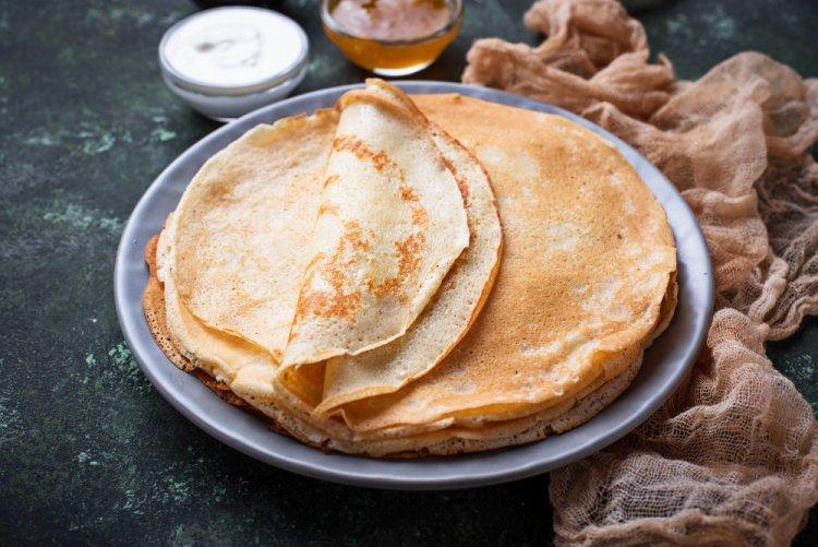 Классические блины на ряженке