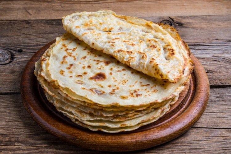 Блины на ряженке и рисовой муке