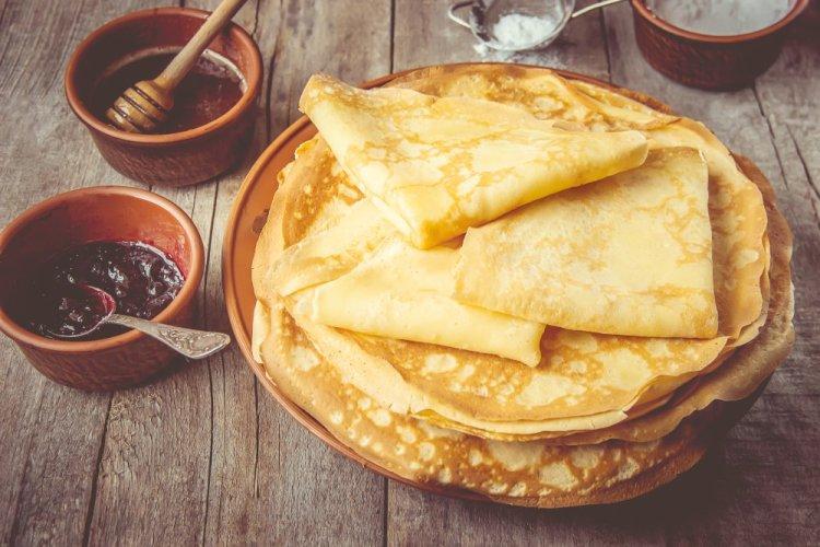 Блины на ряженке и молоке