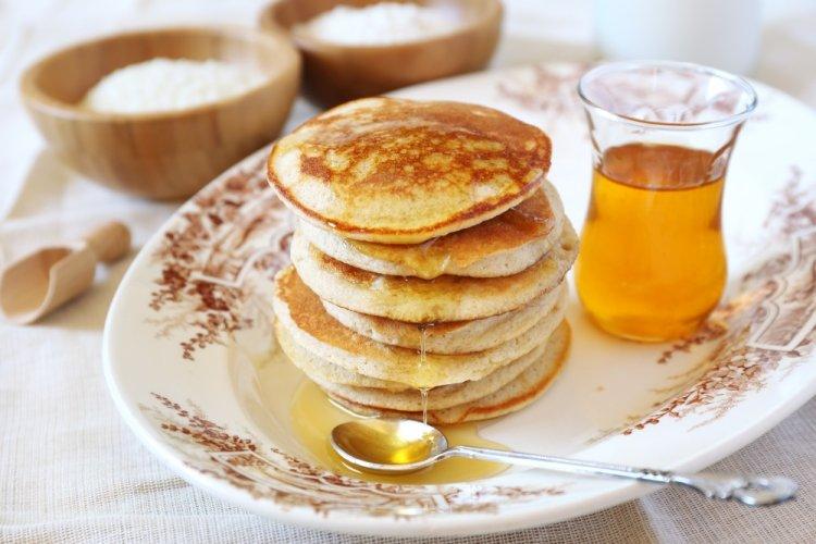Оладьи на кефире и рисовой муке
